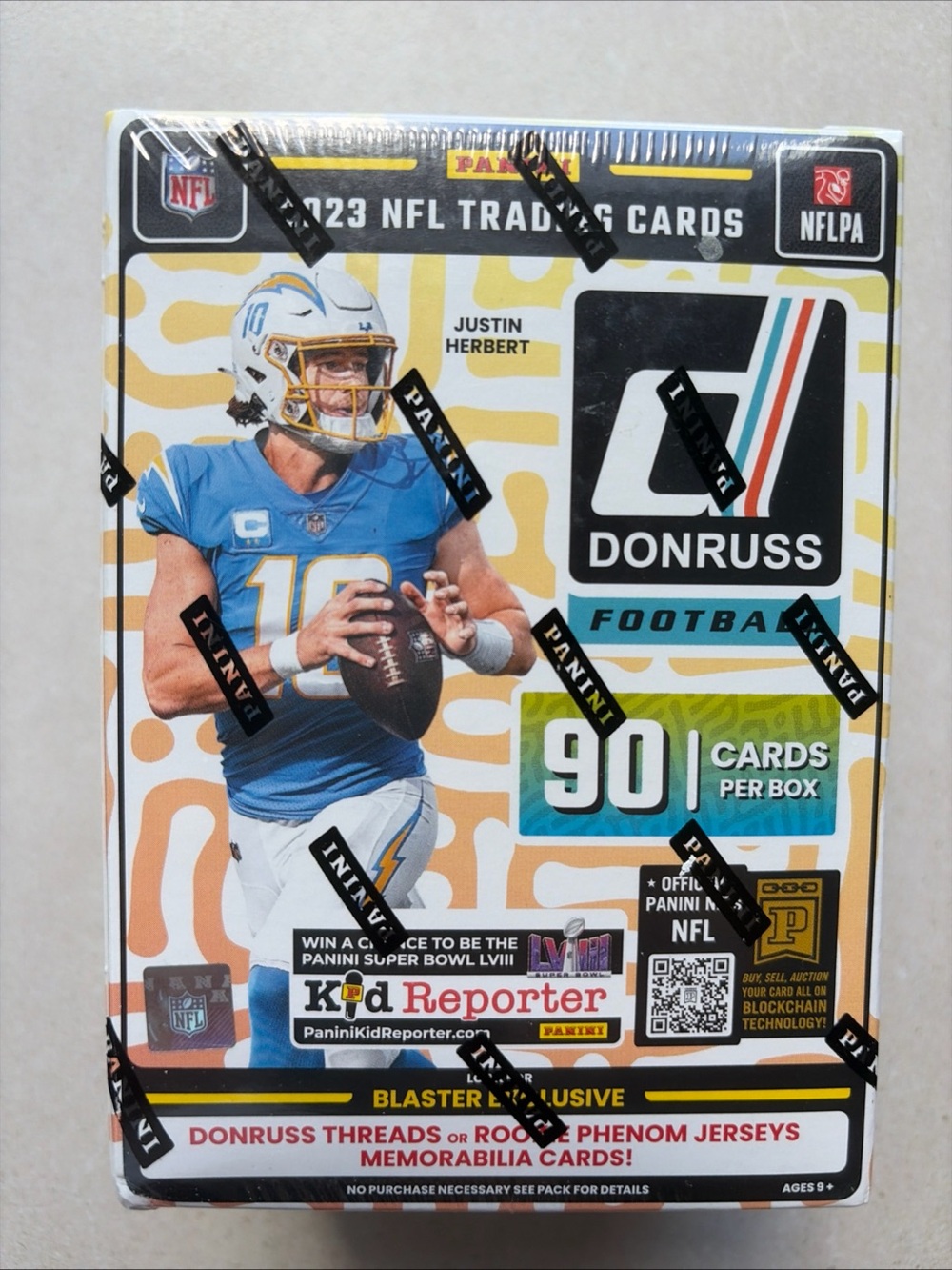 Panini Donruss Football Box - Blue, White, Yellow